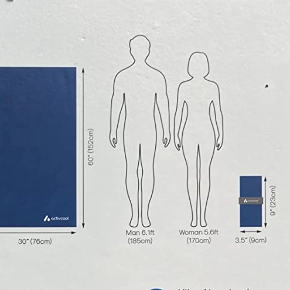 ActivCool Oversized Microfiber Towel (2 Pack) - Picture 3 of 3